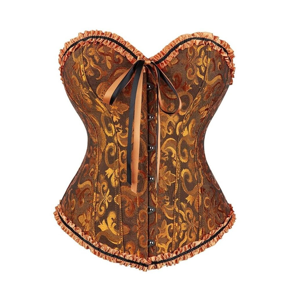 Corset Bustier / Lace Up Over-bust Bustier / Lingerie Body-shaper Top
